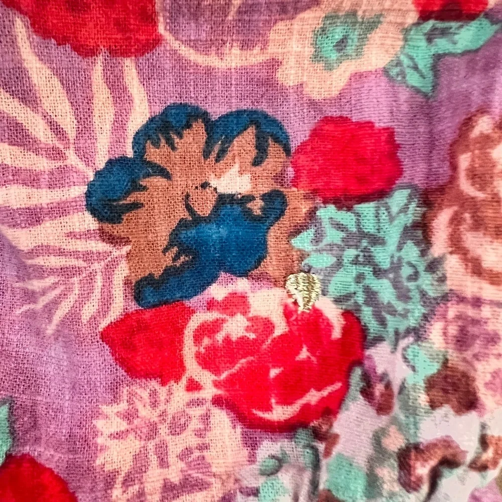 Lulaland Brooklyn Floral Onesie Sz 6M